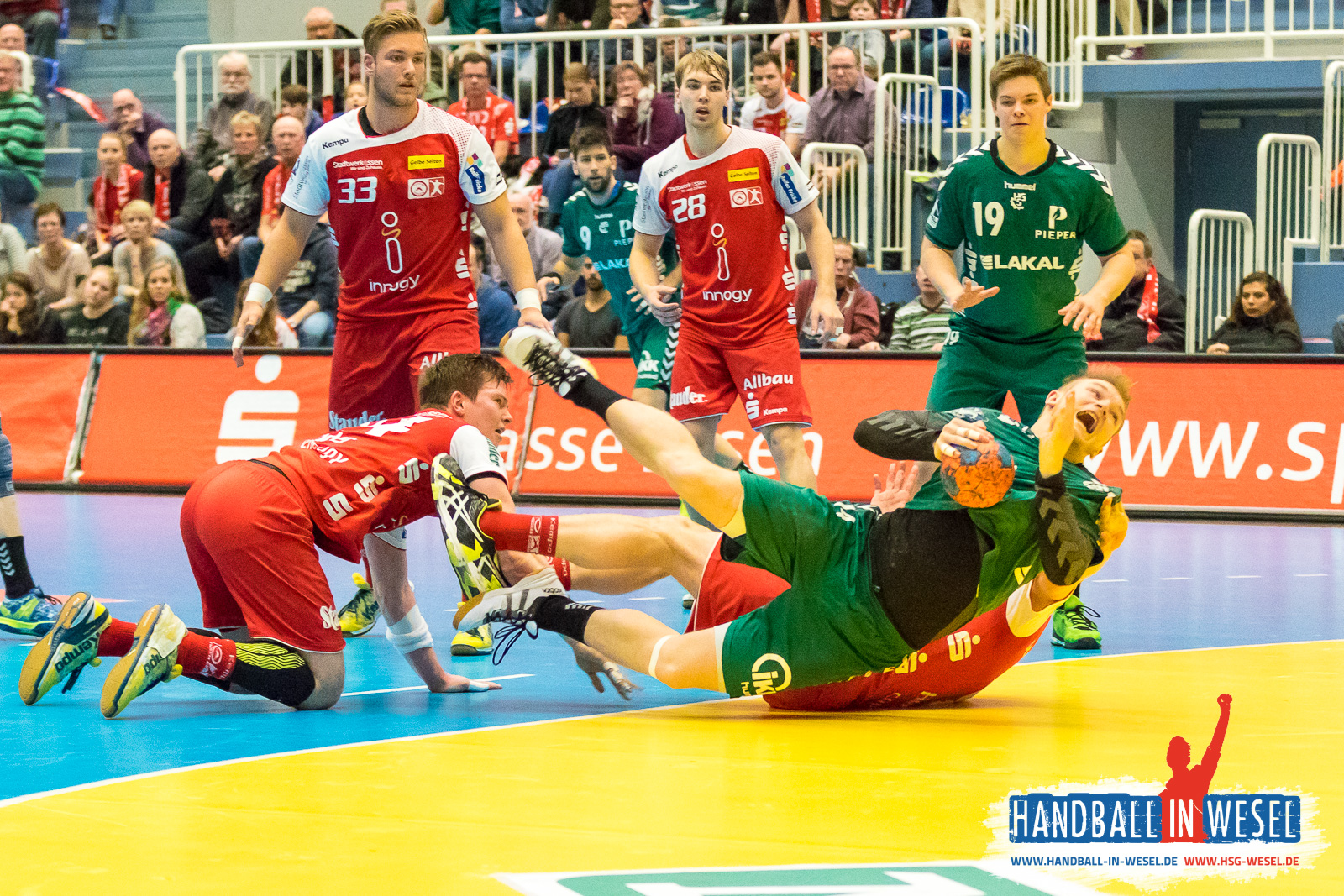 HSG Wesel E-Jugend / Einlaufkids TUSEM Essen 2017